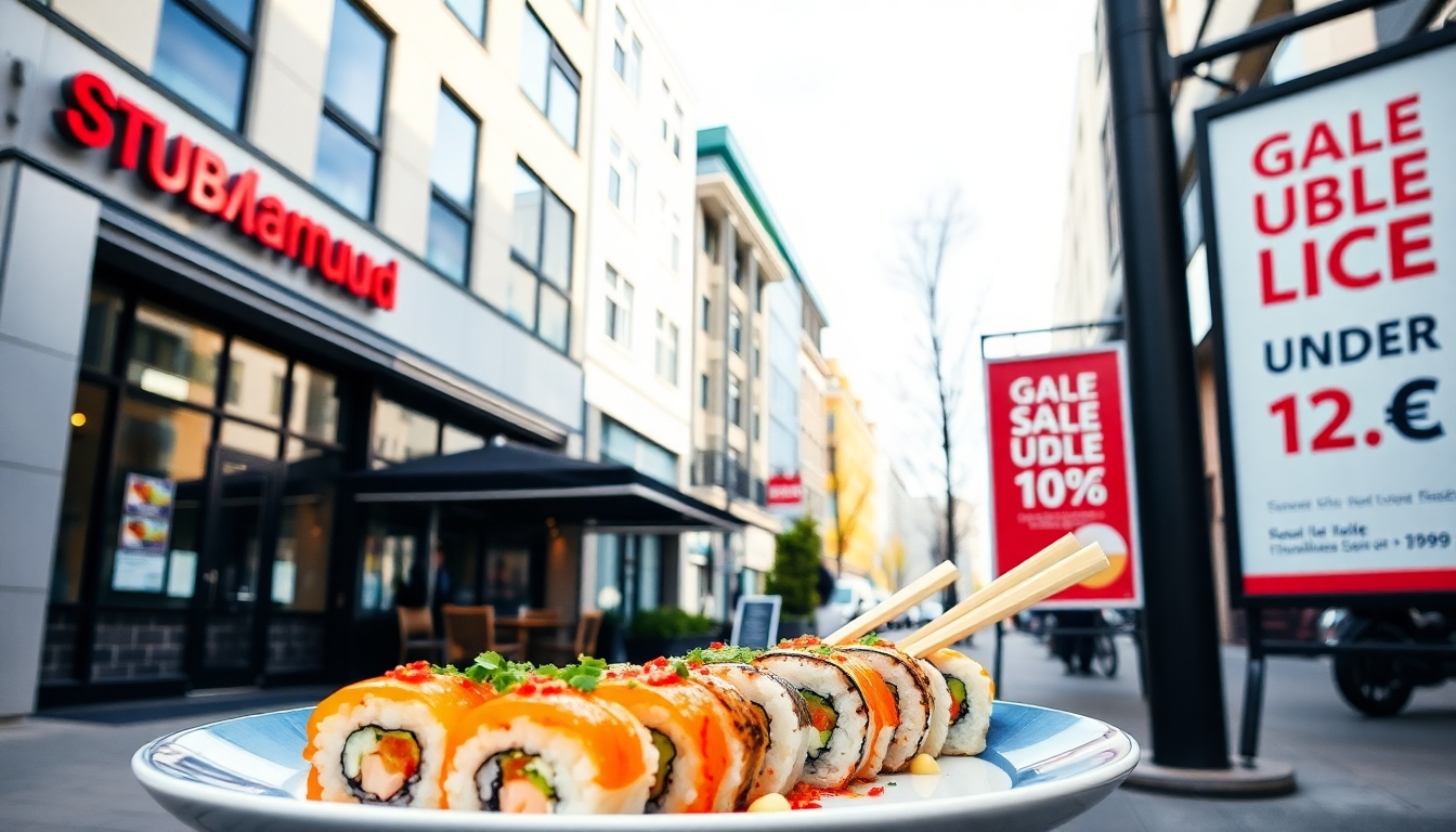 Paras aika etsiä edullista sushi-lounasta