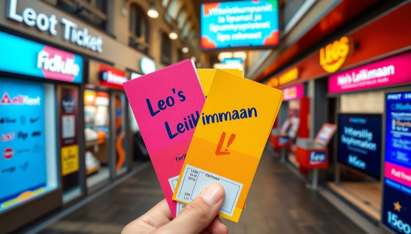 Yhteistyökumppanit ja lipunmyyntipisteet