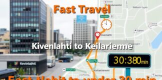 Miten pääsee Kivenlahdesta Keilaniemeen alle 30 min Miten pääsee Kivenlahdesta Keilaniemeen alle 30 min