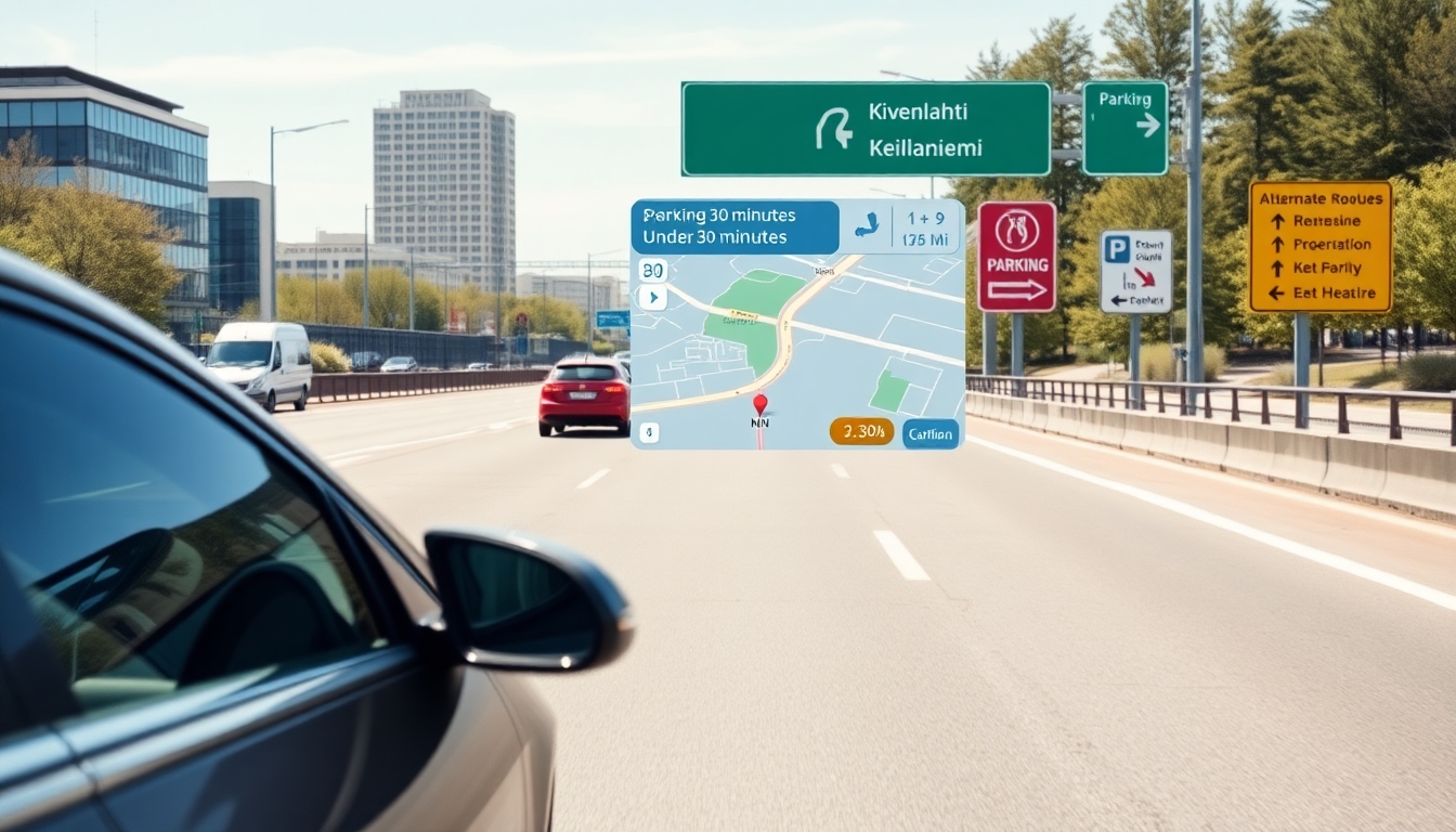 Autolla liikkuminen – ruuhkat ja pysäköinti