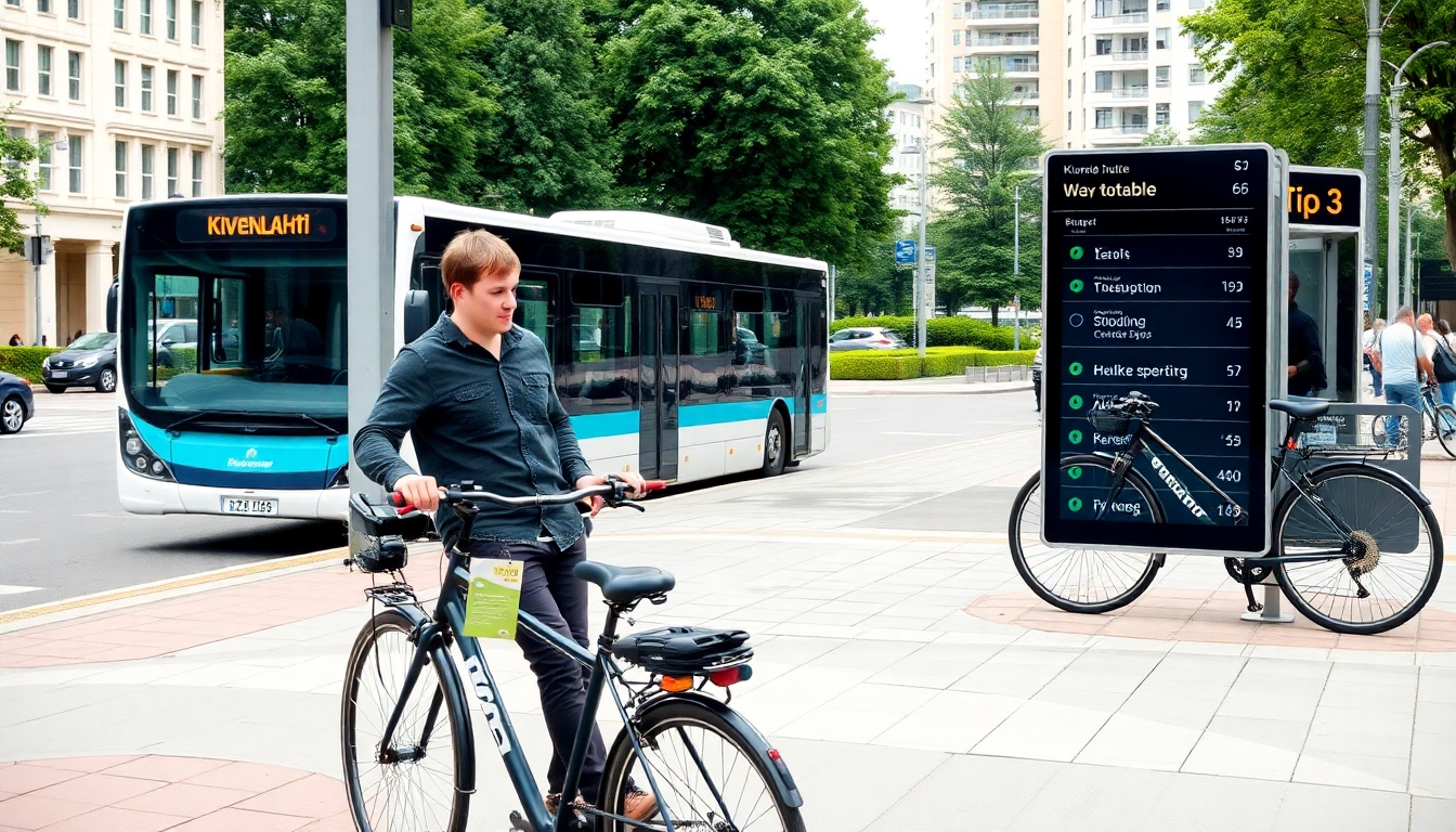 Yhdistelmätavat – bussista pyörään