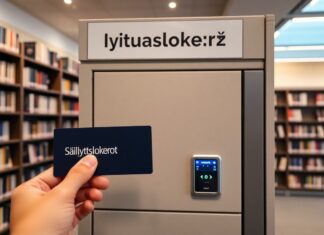 Miten saa Entressen kirjaston säilytyslokeron Miten saa Entressen kirjaston säilytyslokeron