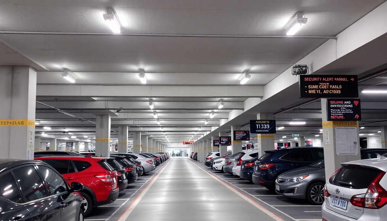 Turvallisuus ja valvonta parkkihallissa