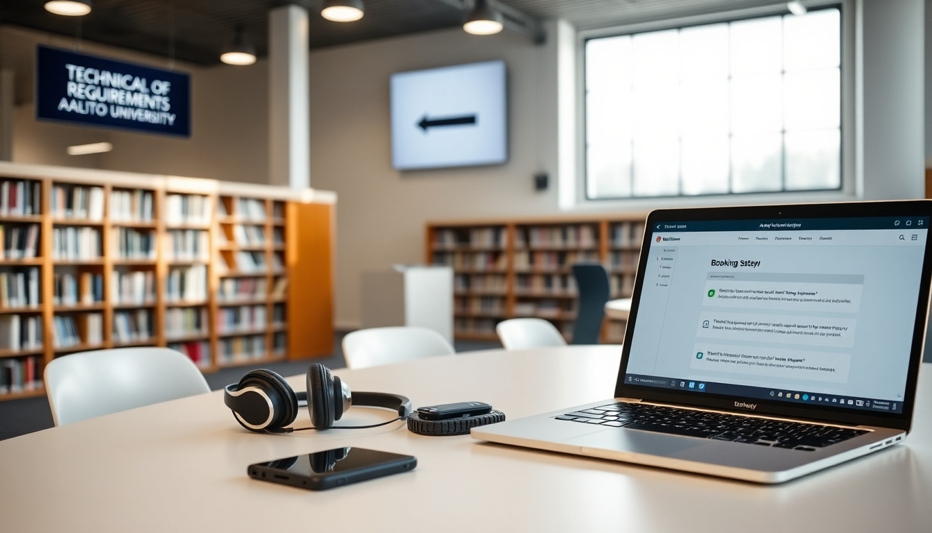 Varausjärjestelmän tekniset vaatimukset