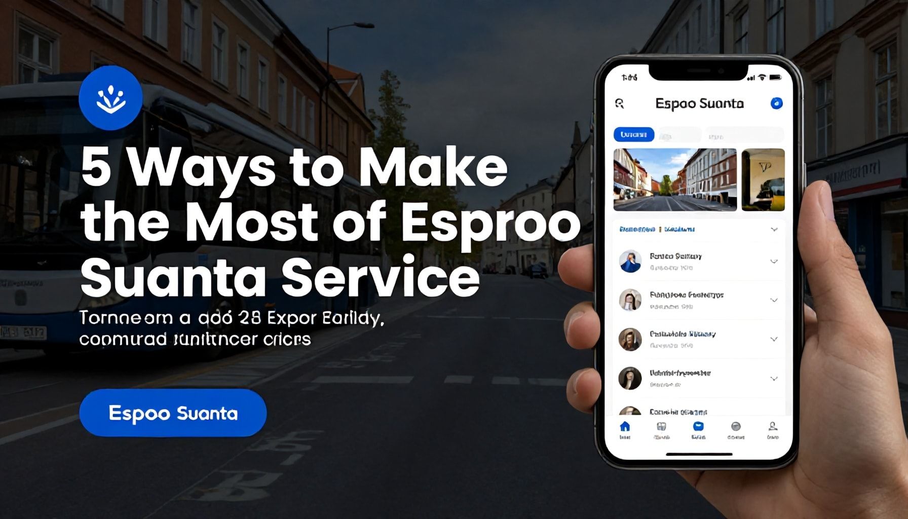 5 tapaa hyödyntää Espoon suunta -palvelua