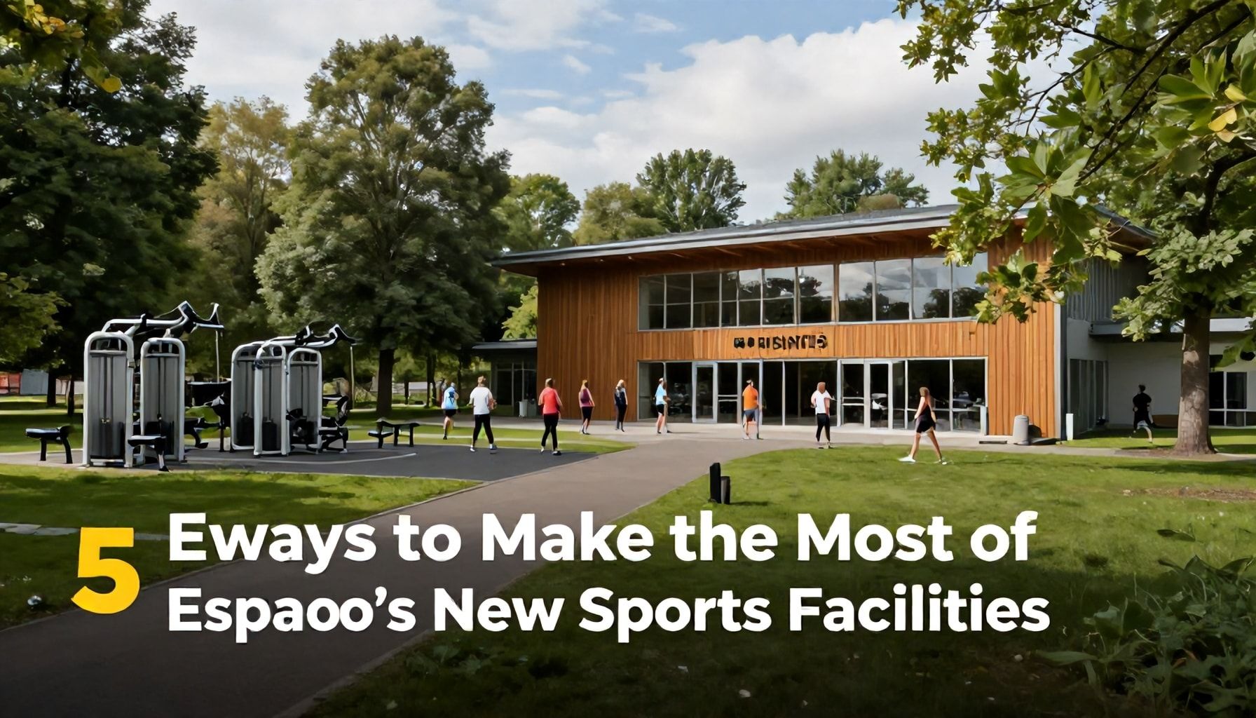 5 tapaa hyödyntää Espoon uusia liikuntapaikkoja