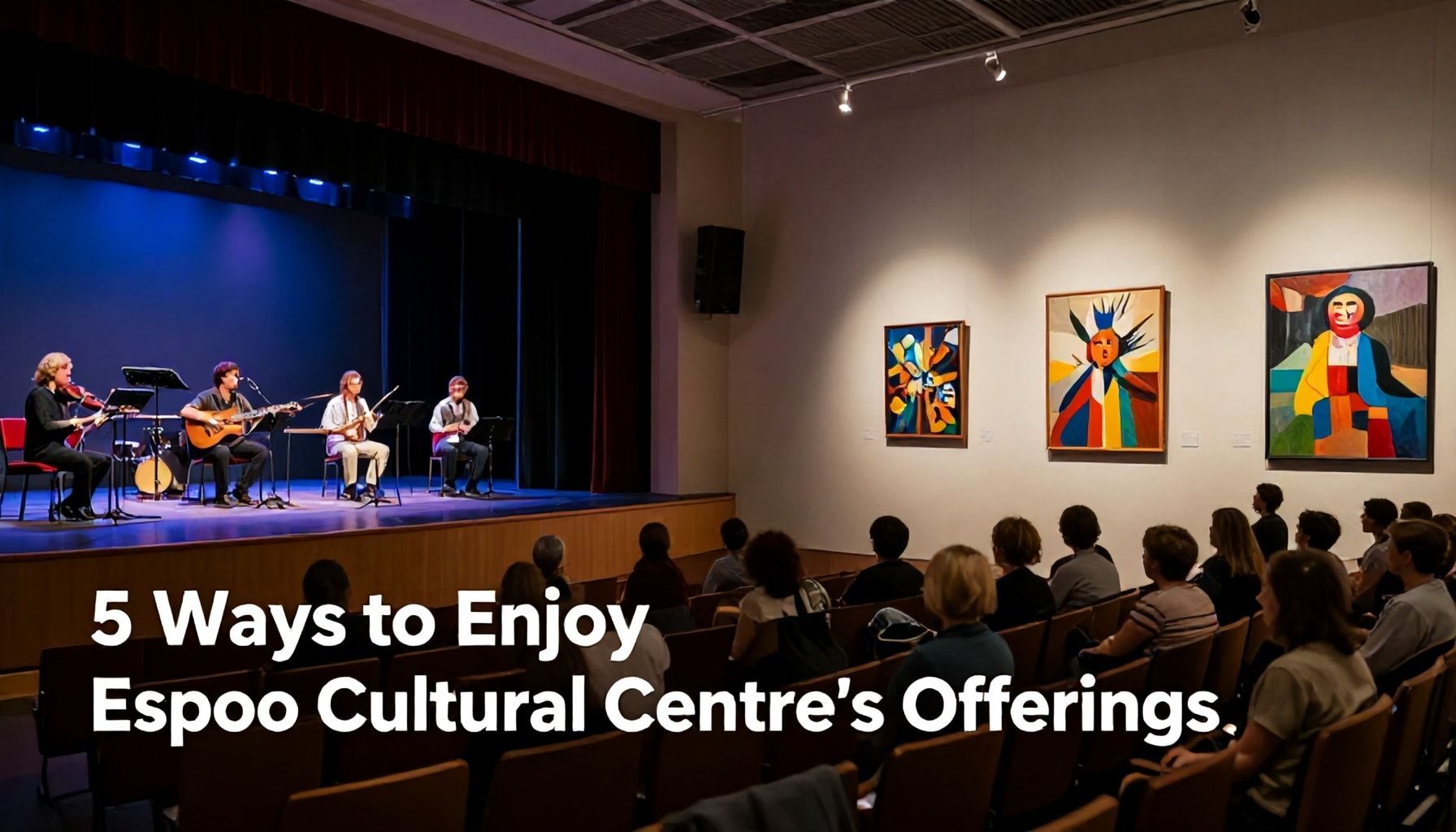 Tapahtumia kaikille: Espoon kulttuurikeskuksen tarjous 3 5 tapaa nauttia Espoon kulttuurikeskuksen tarjonnasta