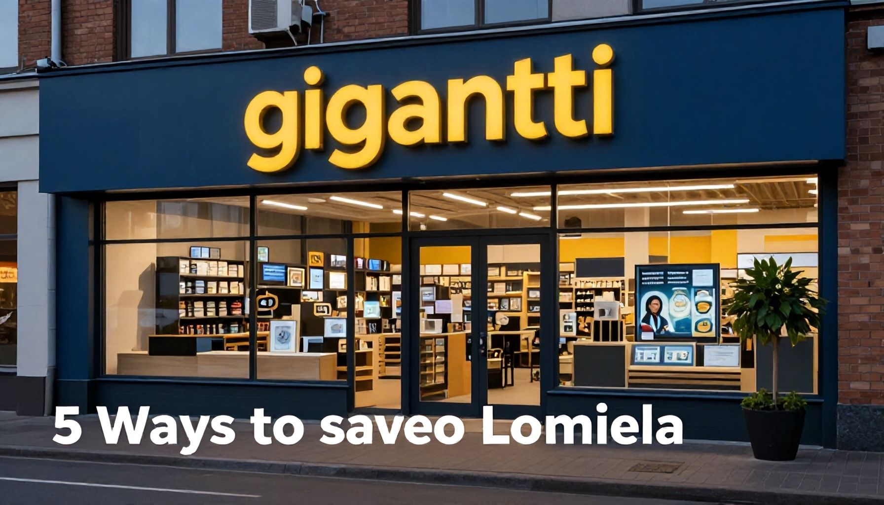 5 tapaa säästää rahaa Gigantti Espoossa Lommilassa