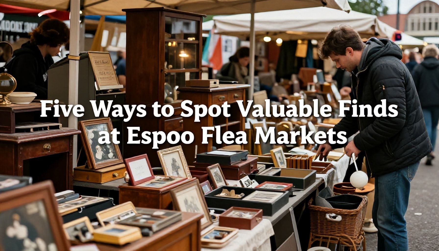 5 tapaa tunnistaa arvokkaita löytöjä Espoon kirpputoreilta