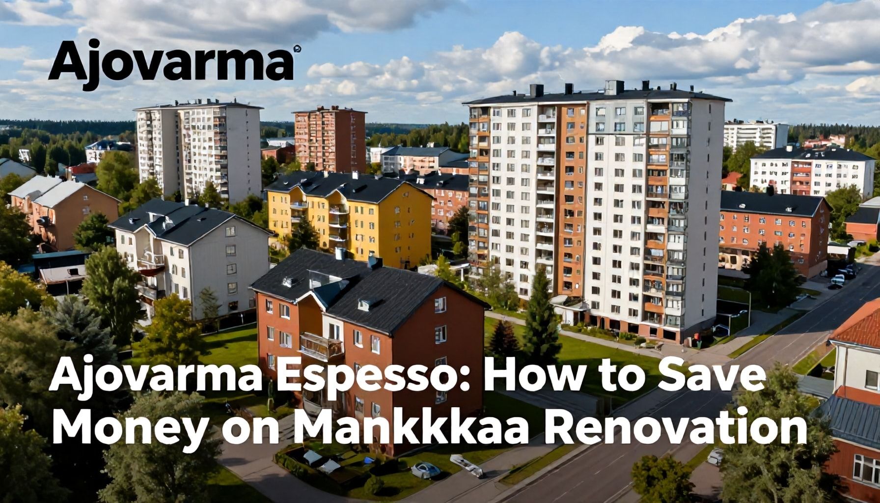 Ajovarma Espoossa: Kuinka säästät rahaa mankkaan kunnostuksessa