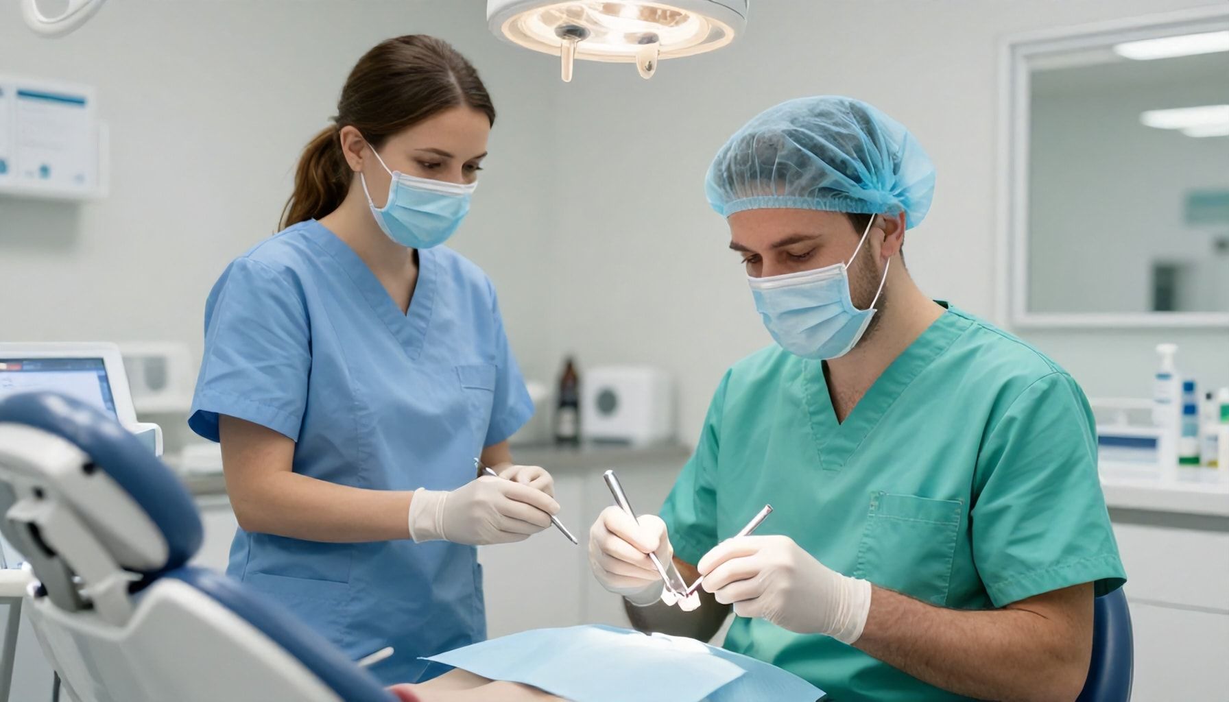 Hammaskivun hoito Espoon sairaalan hammashoitolassa