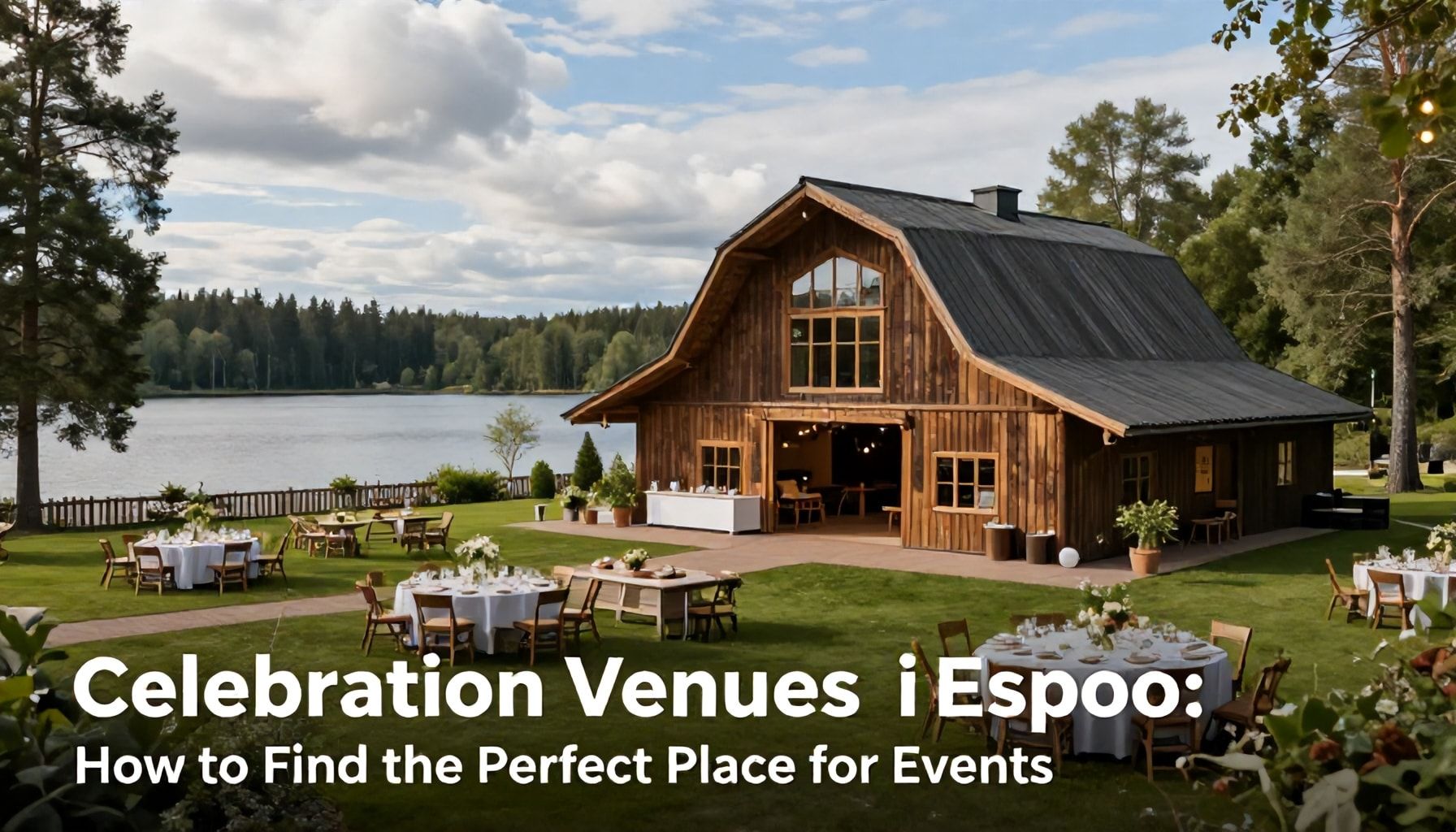 Juhlatilat Espoossa: Miten löytää täydellinen paikka juhlallisuuksiin