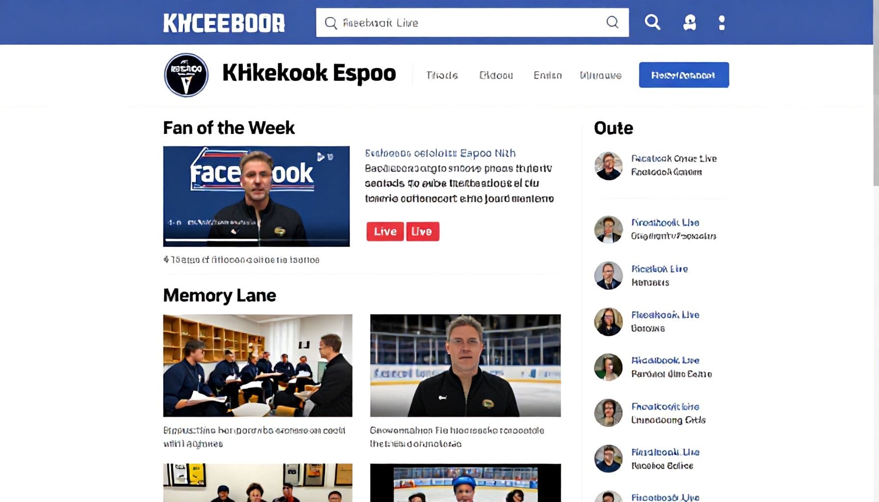 Kiekko Espoon Facebook-sivun salaiset ominaisuudet, joita et tiedä