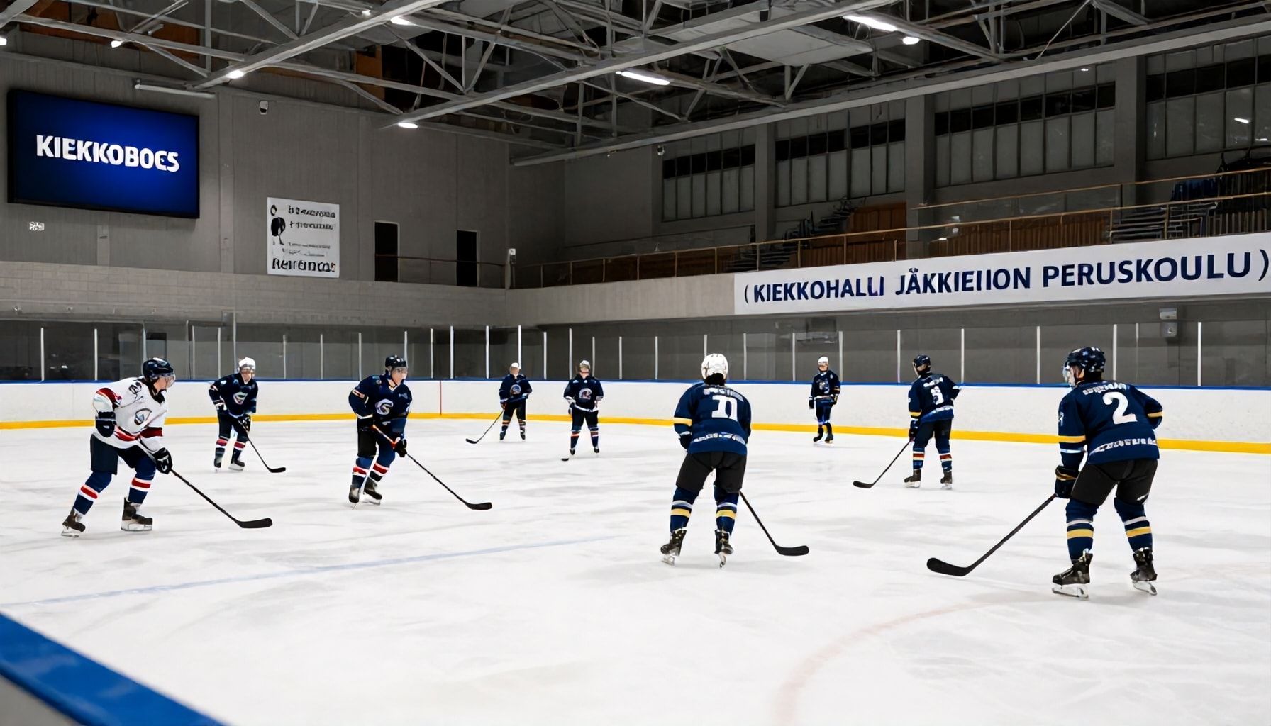 Kiekkohalli: Jääkiekon peruskoulu, jossa jokainen voi löytää itselleen sopivan tason