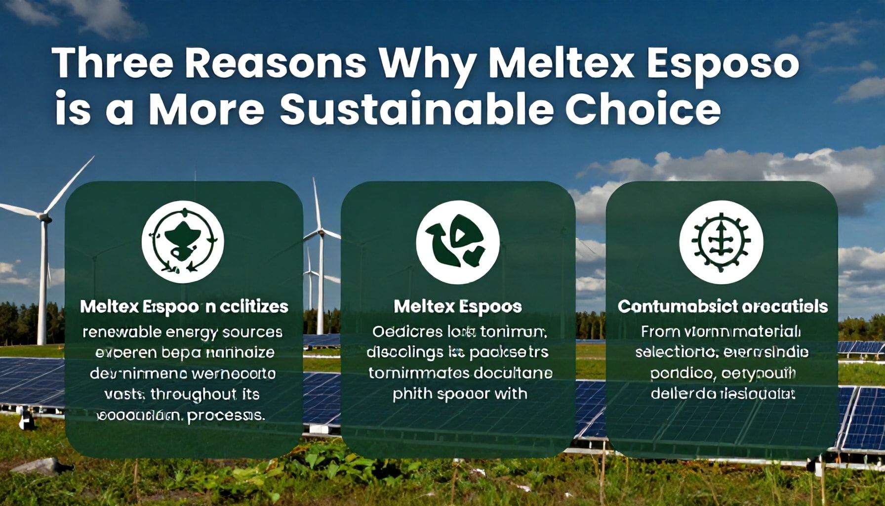 Kolme syytä, miksi Meltex Espoo on kestävämpi vaihtoehto