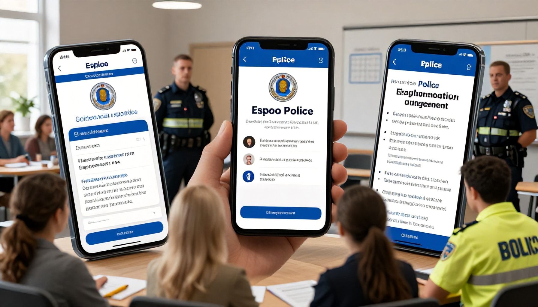 Kolme tapaa, joilla Espoon poliisi tehostaa yhteistyötä kansalaisten kanssa