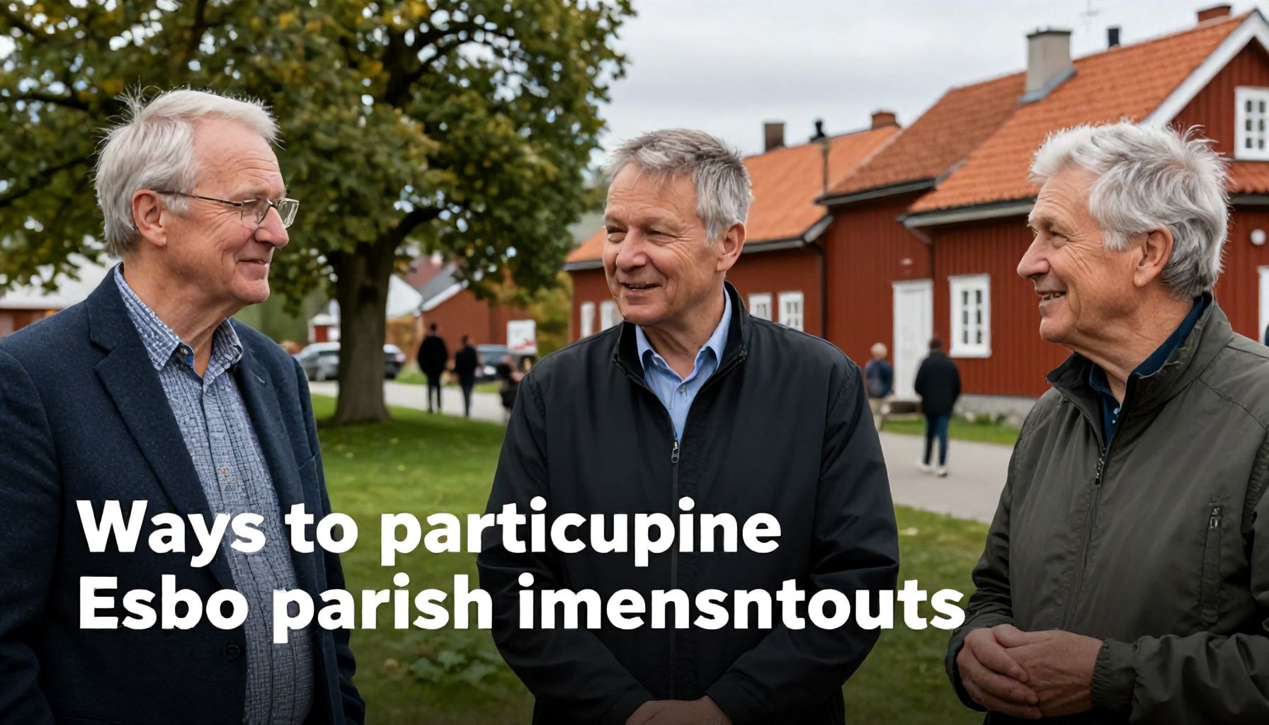 Kolme tapaa osallistua Esbo tuomiokirkkoseurakunnan toimintaan