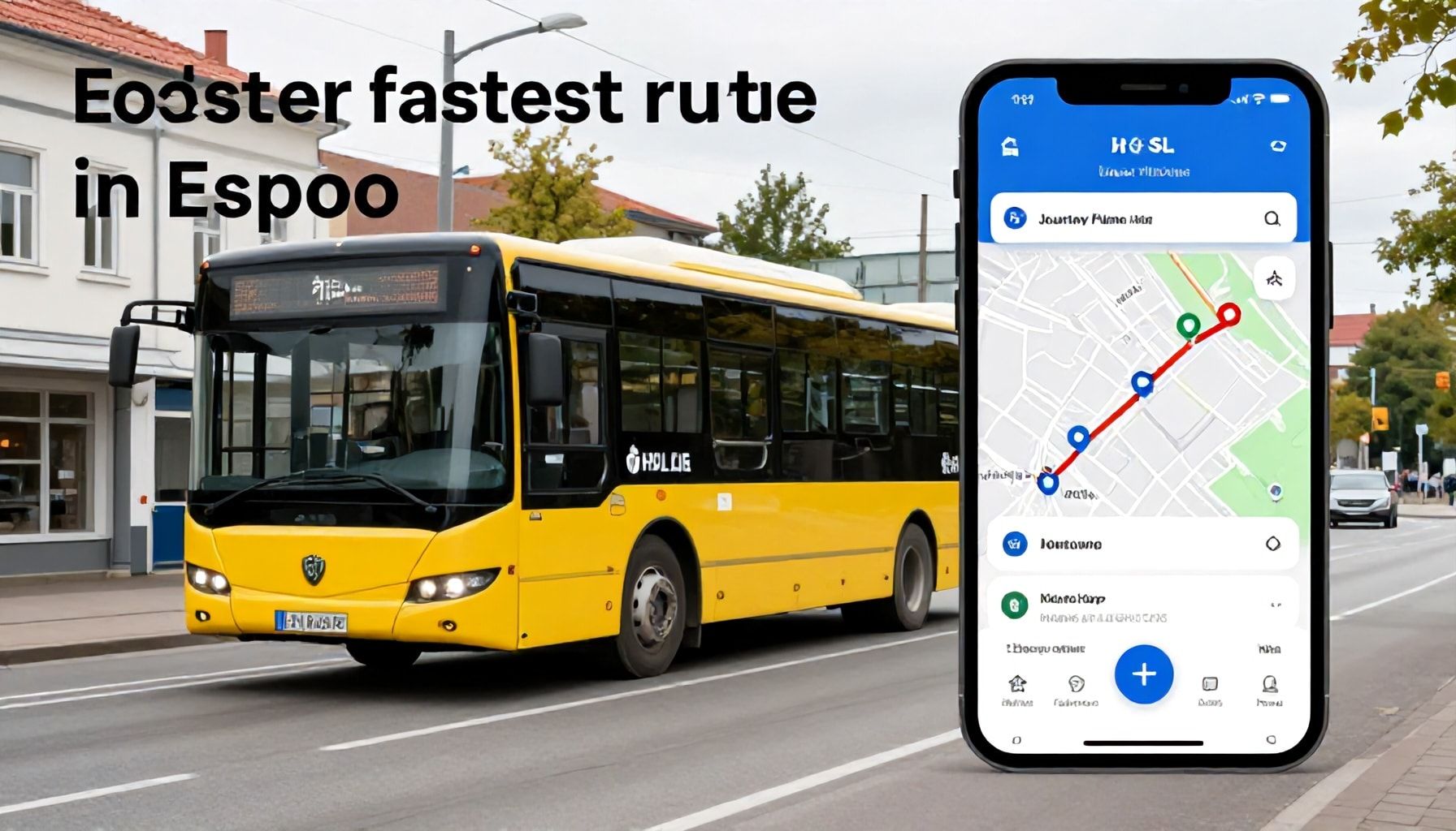 Kuinka löydät Espoossa nopeimman reitin julkisesti