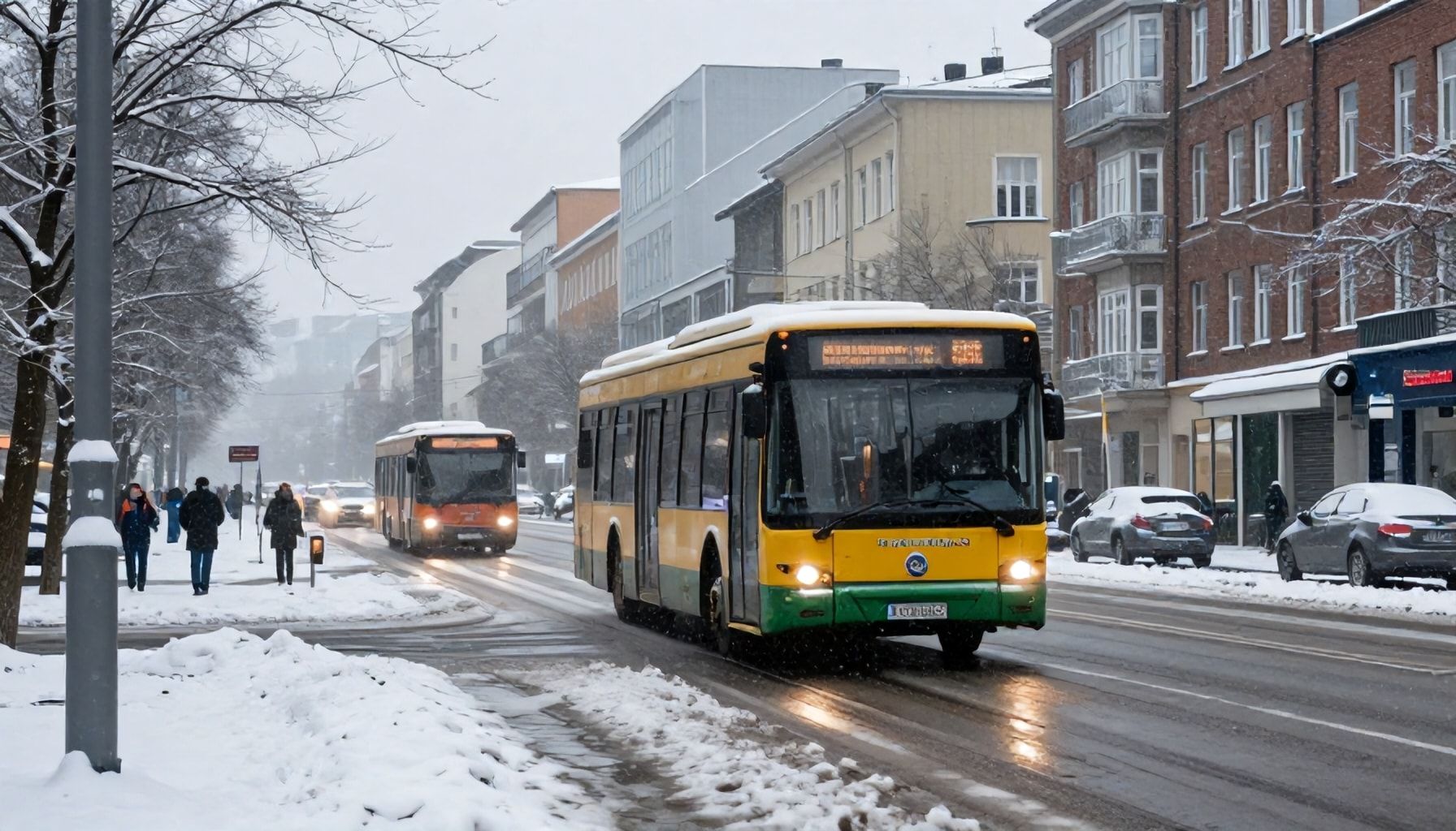 Kuinka sää vaikuttaa liikenteeseen Espoossa tänään