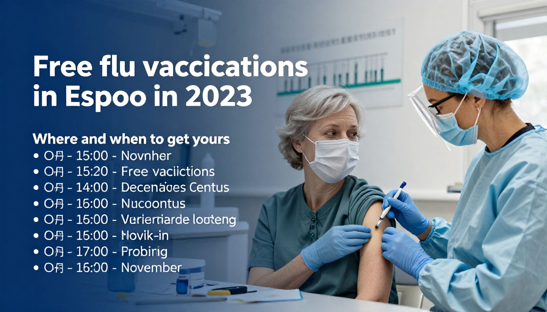Kuka saa Espoossa influenssarokotuksen ilmaiseksi 2023