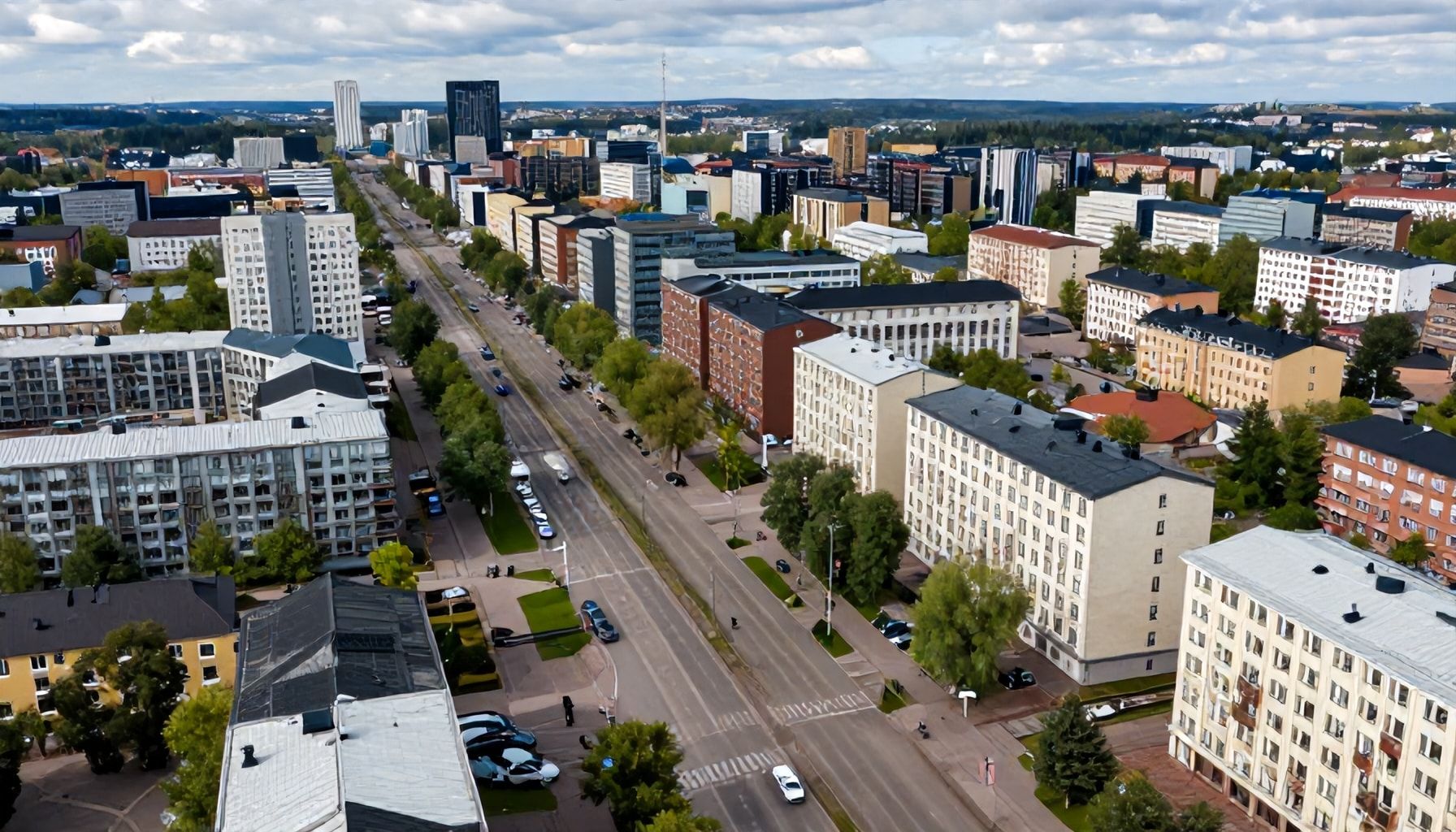 Kymmenen tapaa elävöittää Espoonlahdentie 2:n kaupunkikuvaa