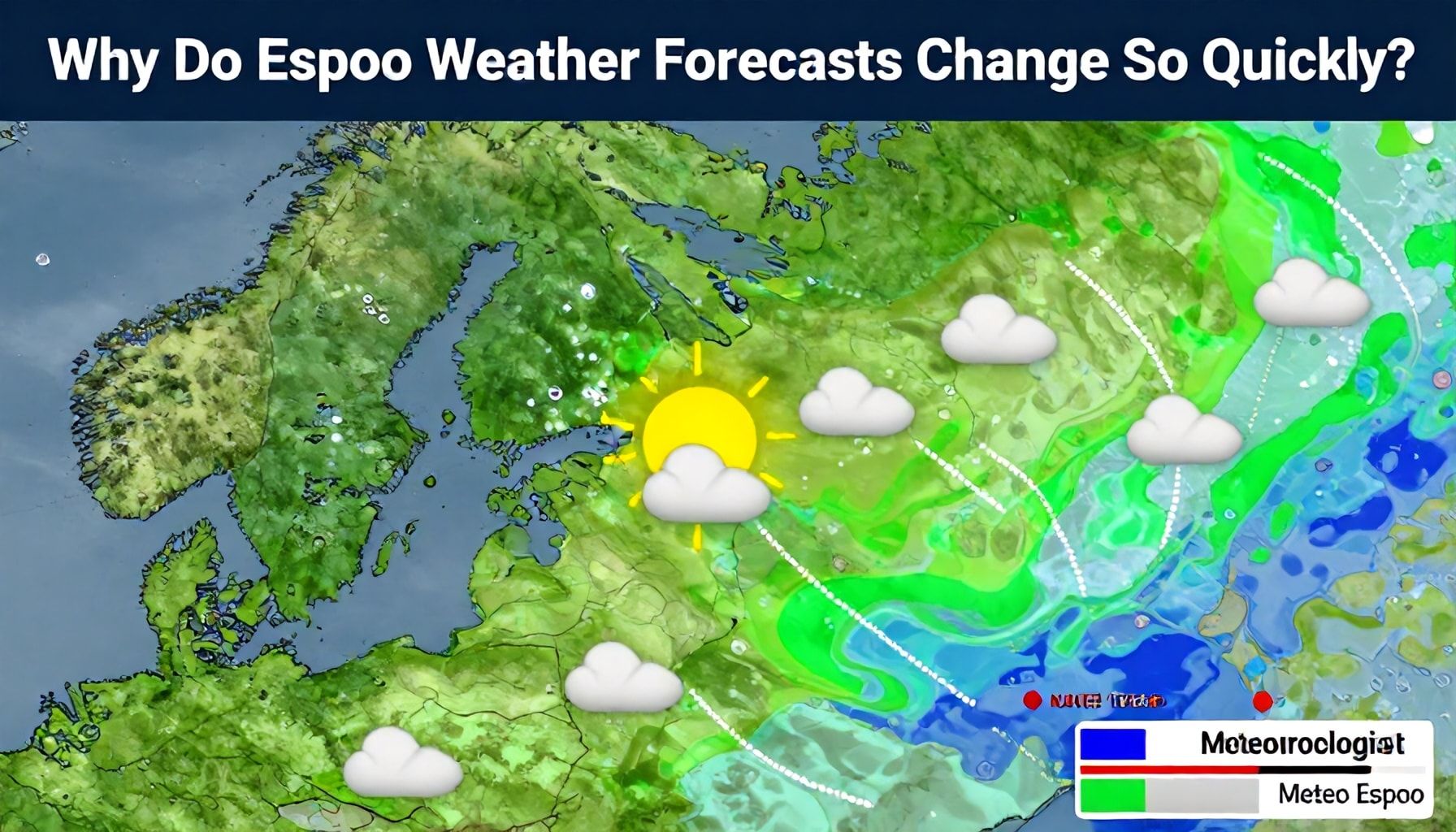 Espoon sääennusteet: ole valmis mihin tahansa säätilaan 2 Miksi Espoon sääennusteet vaihtelevat niin nopeasti