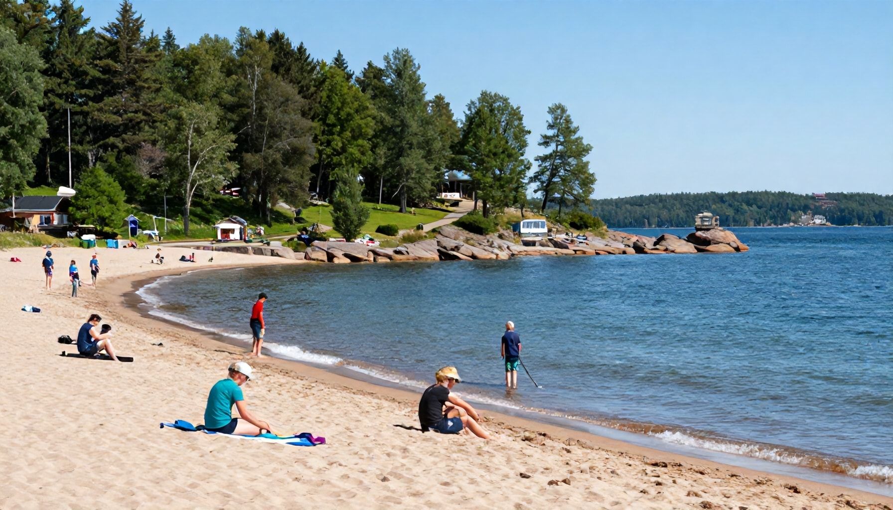 Miksi Espoon uimarannat ovat suosittuja perheille