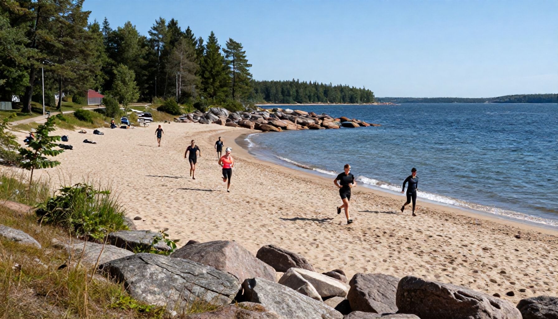 Miksi Espoon uimarannat ovat urheilijoiden suosikki