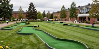 Mini golf Espoossa: Viikonloppu hoidossa