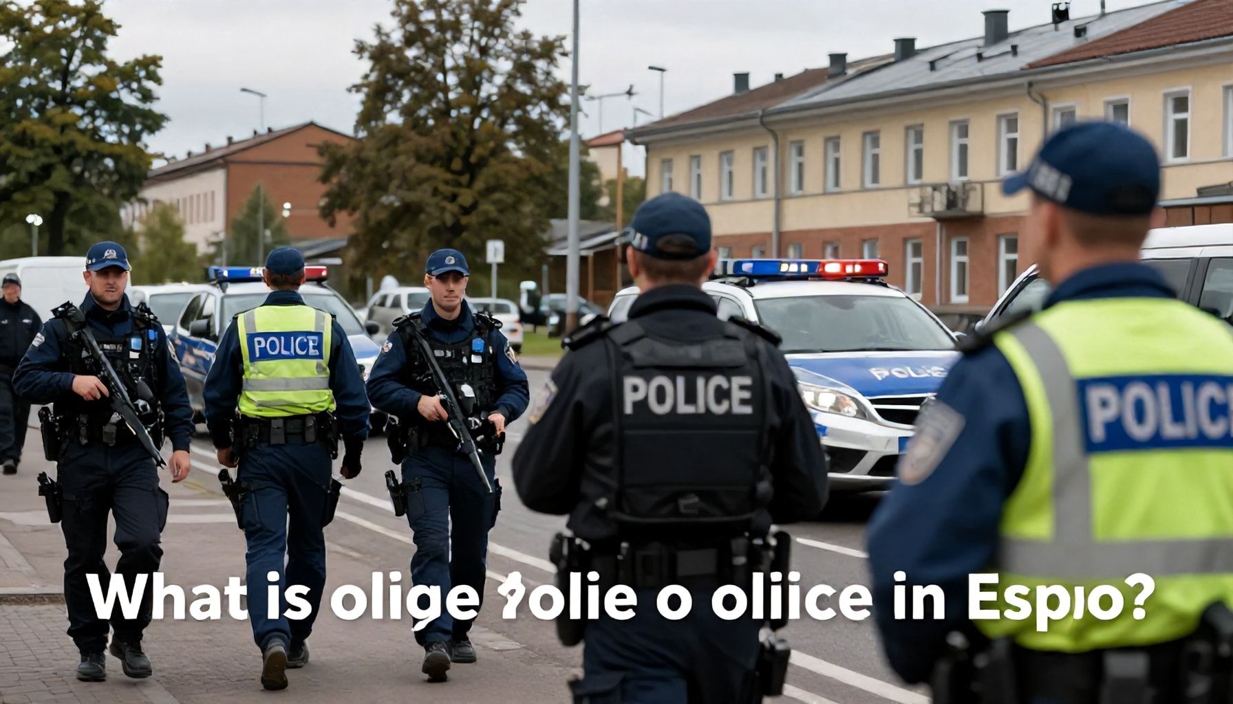 Mitä poliisi etsi iso poliisioperaatio Espoossa?