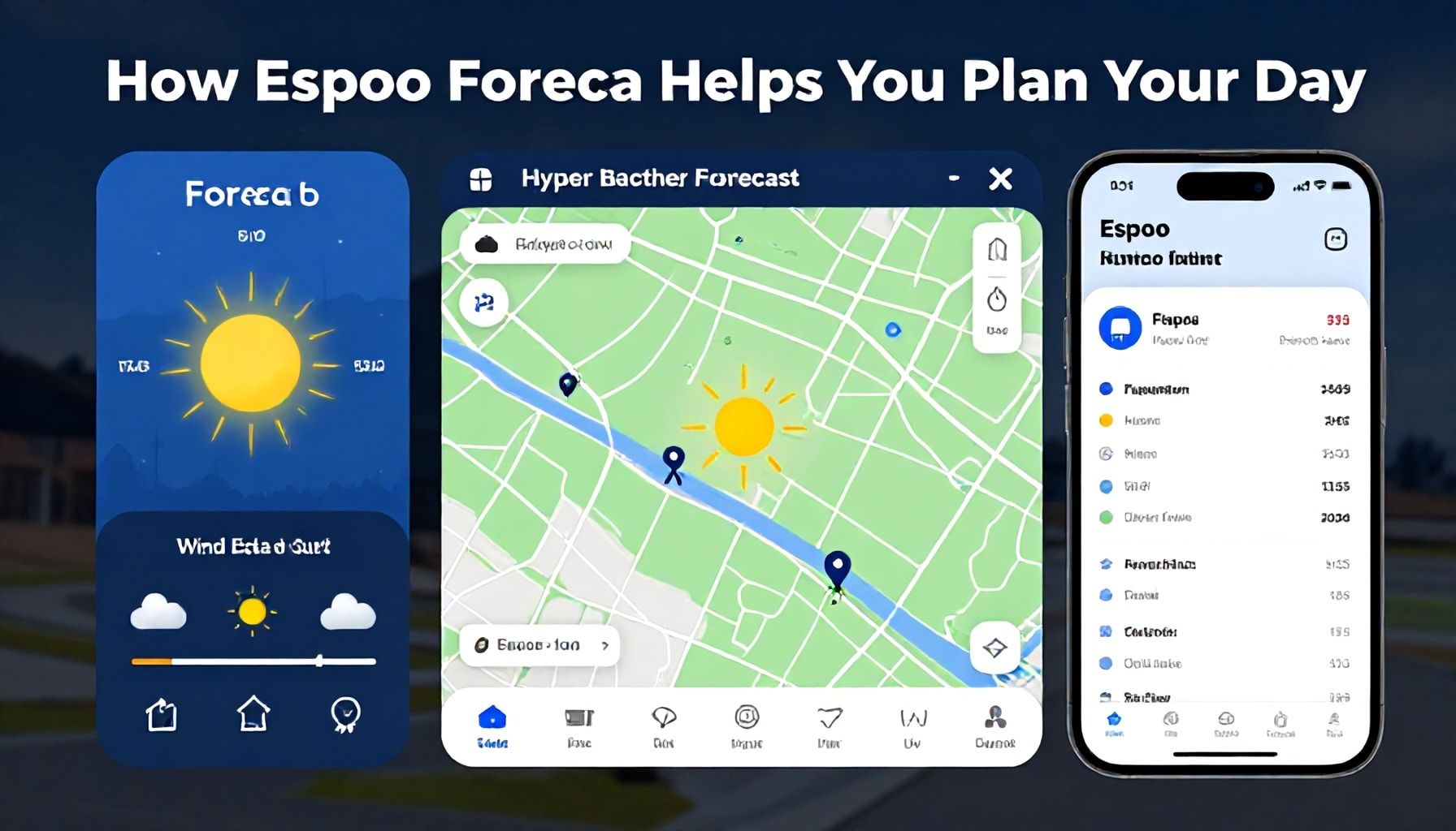 Miten Espoo Foreca auttaa suunnittelemaan päivääsi