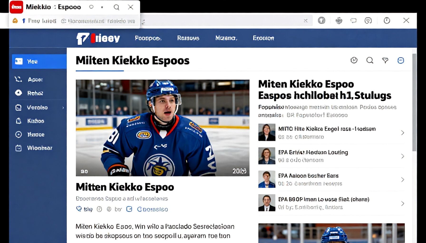 Miten Kiekko Espoo Facebook-sivulta löydät viimeisimmät uutiset