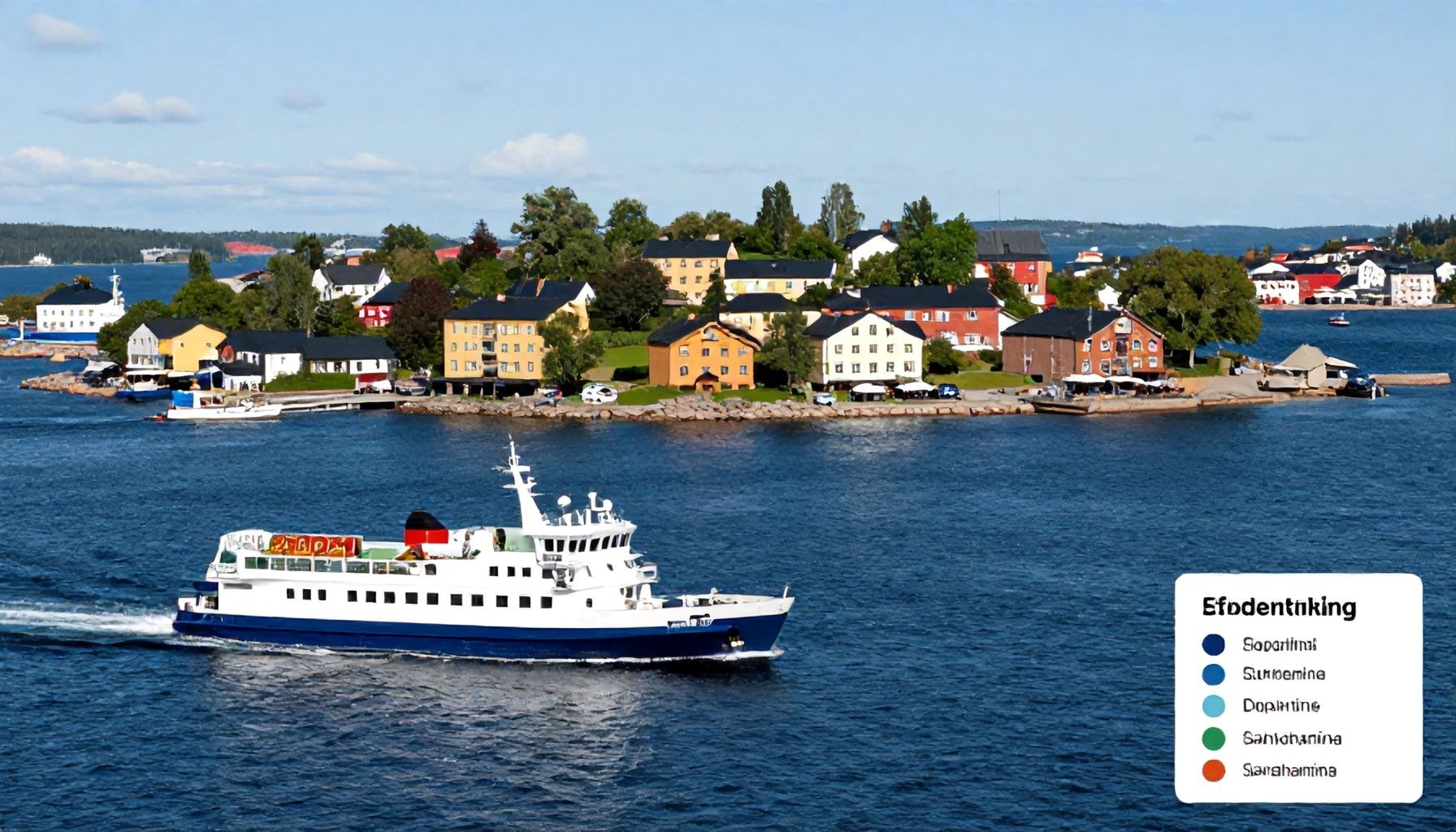 Miten löydät nopeimmat reitit Espoon saaristovene aikataulusta