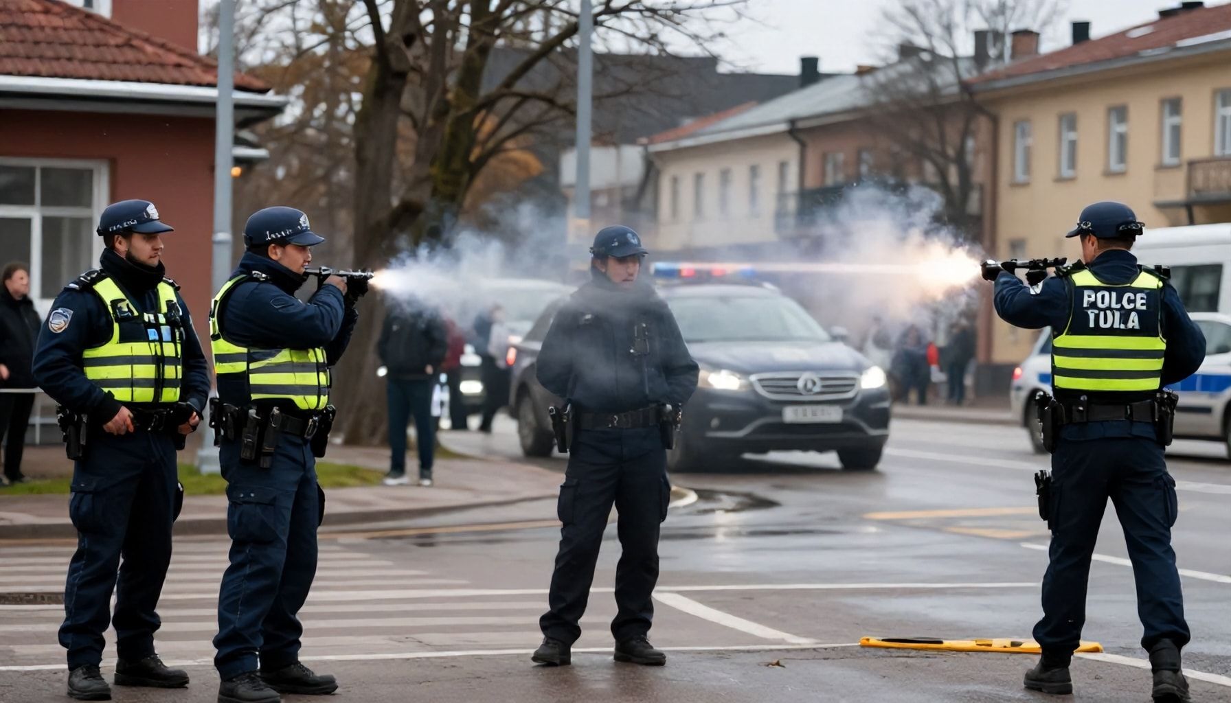 Miten poliisi ampui espoossa -tapahtuma kehittyi