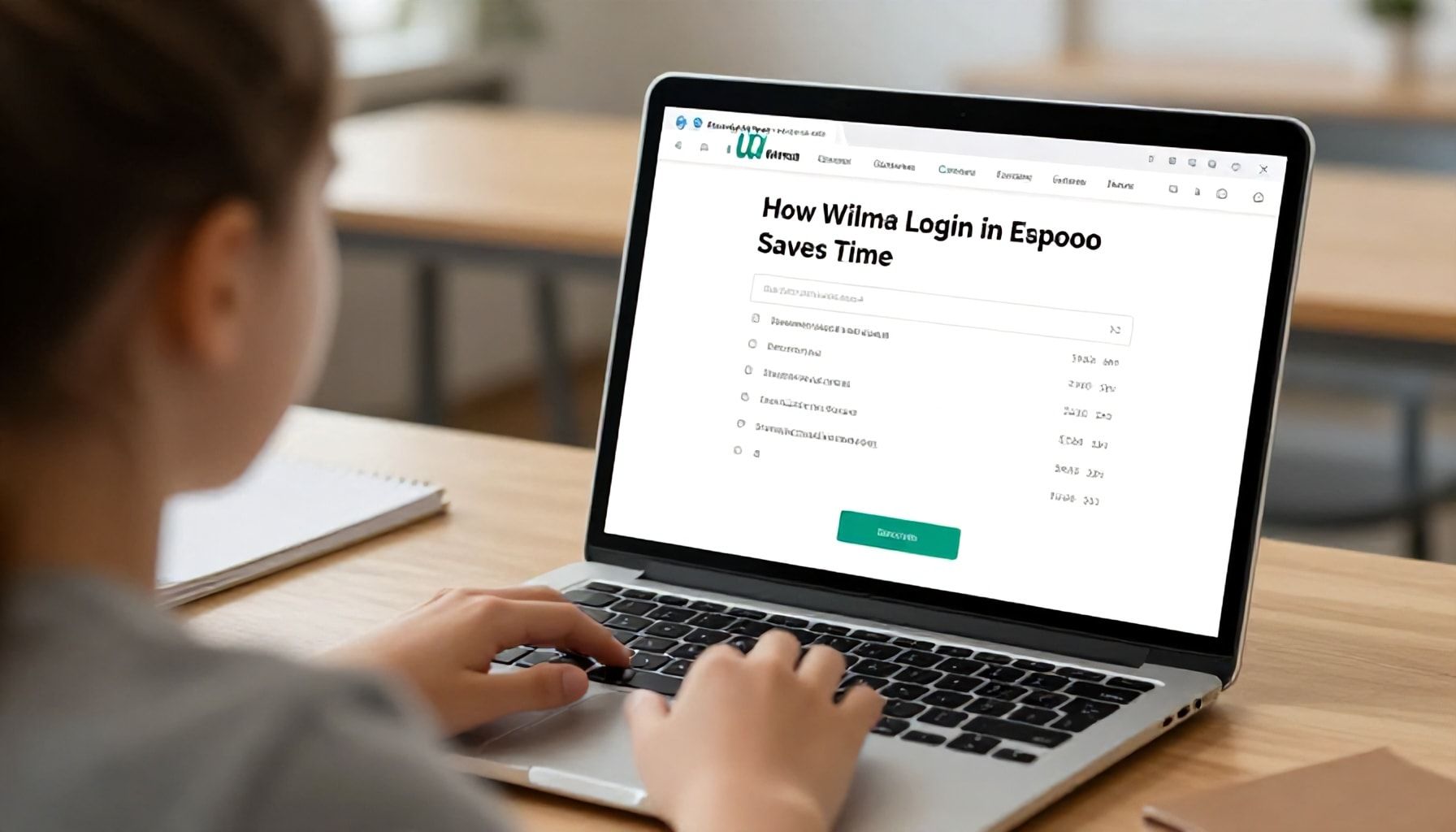 Miten Wilma-kirjautuminen Espoossa säästää aikaa päivittäisessä kouluelämässä