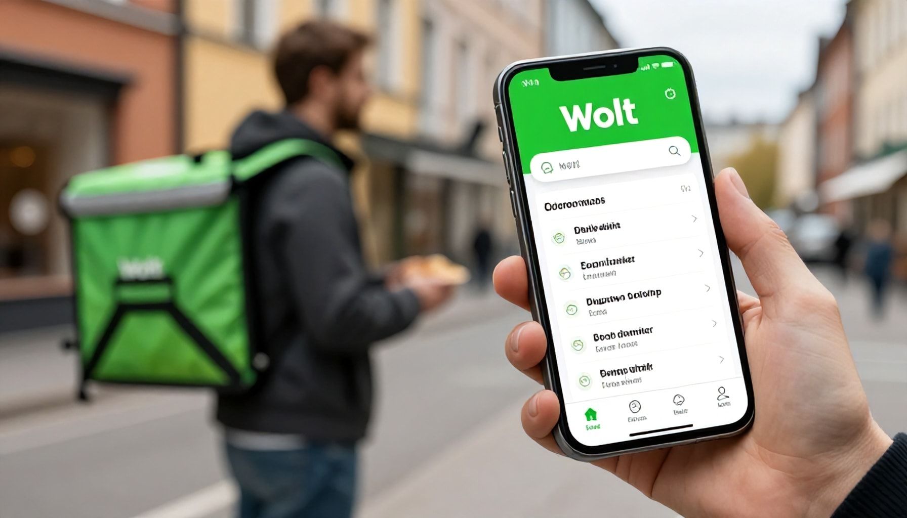 Miten Wolt Espoossa säästät aikaa ruoan tilauksessa