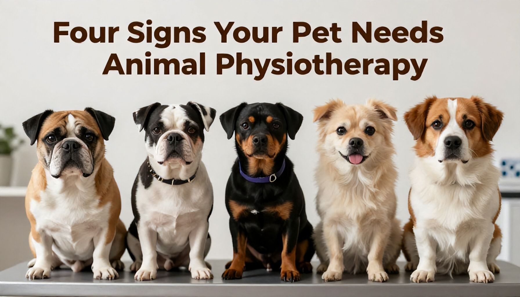 Neljä merkkiä, jotka osoittavat, että lemmikkisi tarvitsee eläinfysioterapiaa