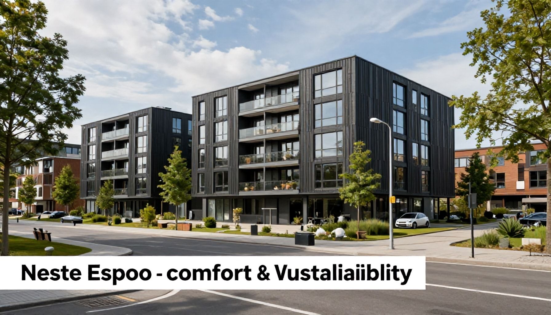 Neste Espoossa: Viherlaakson viihtyisyyttä ja kestävyyttä