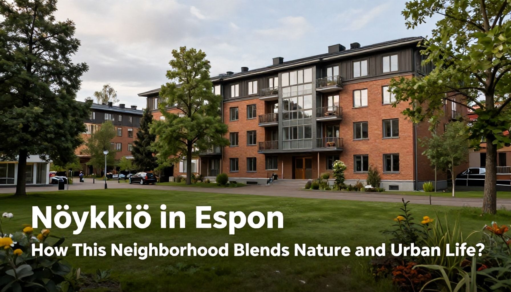 Nöykkiö Espoossa: Kuinka tämä naapurusto yhdistää luonnon ja kaupungin elämän?