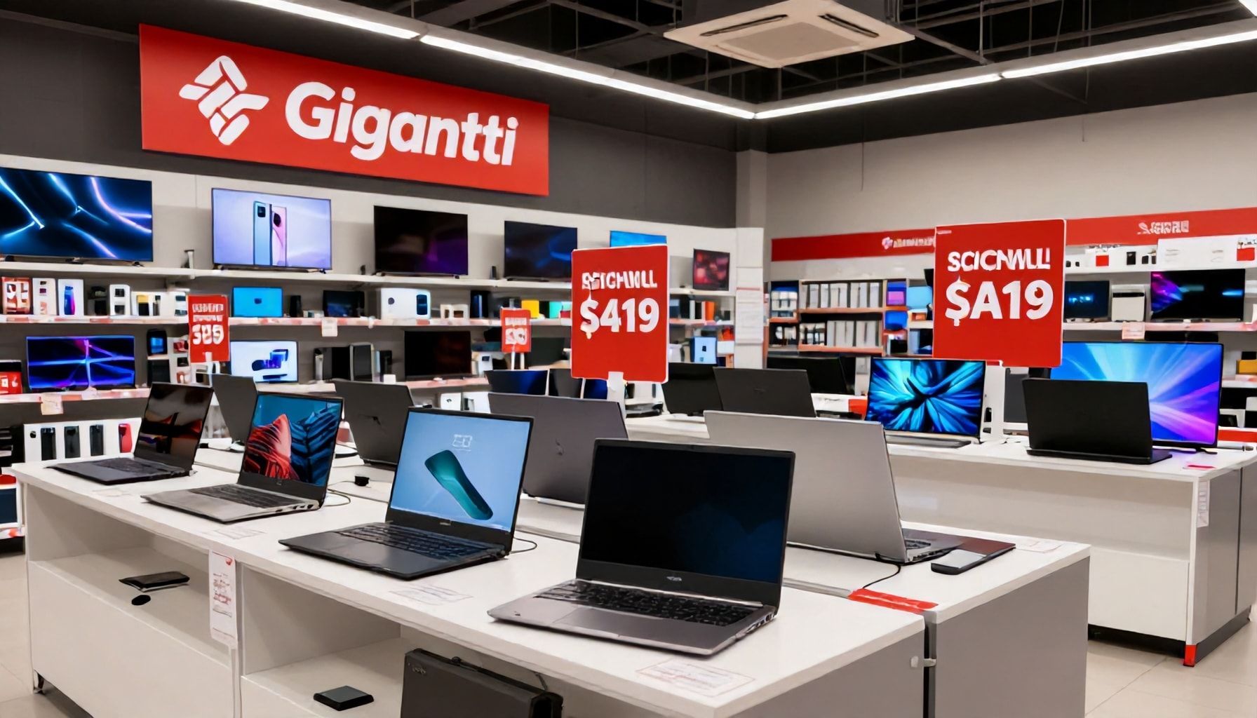 Parhaat elektroniikkatarjoukset Gigantti Espoossa Lommilassa