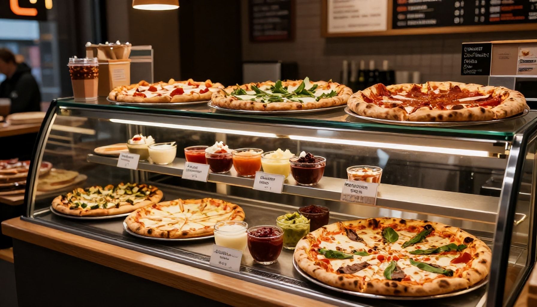 Parhaat lisukkeet ja kastikkeet Espoon keskuksen pizzapalvelussa