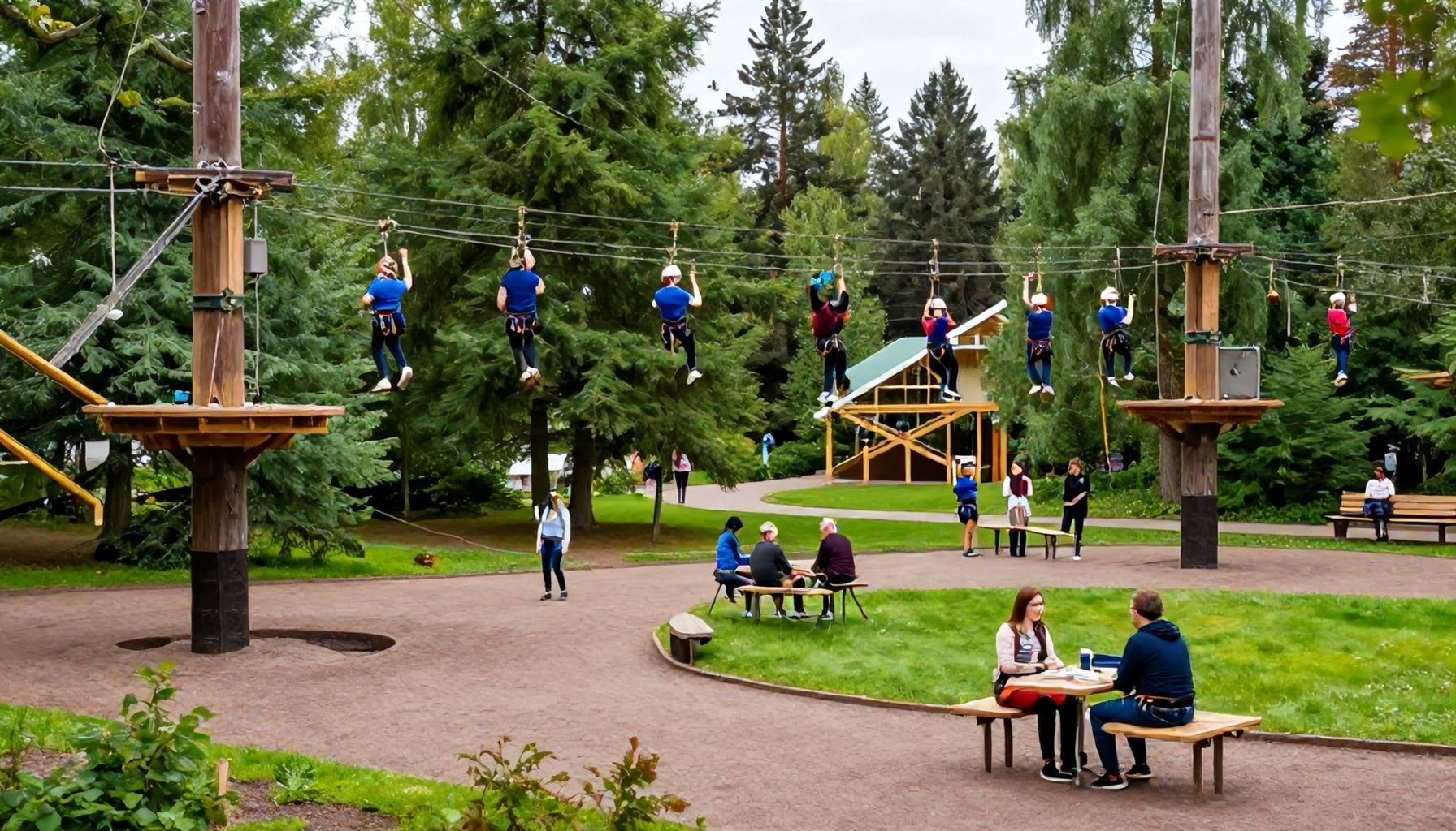 Parhaat vuodenaikat käydä Duudson Activity Parkissa Espoossa