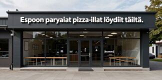 Espoon parhaat pizza-illat löydät täältä.