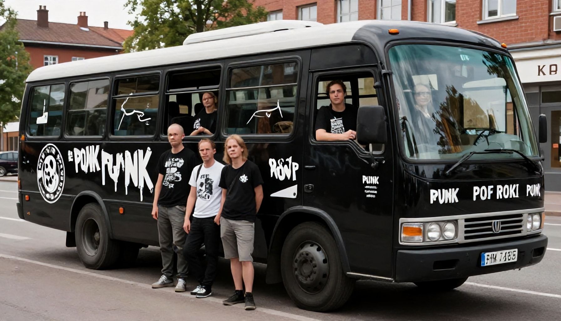 Punkkibussin taustalla olevat ihmiset ja heidän tarinansa