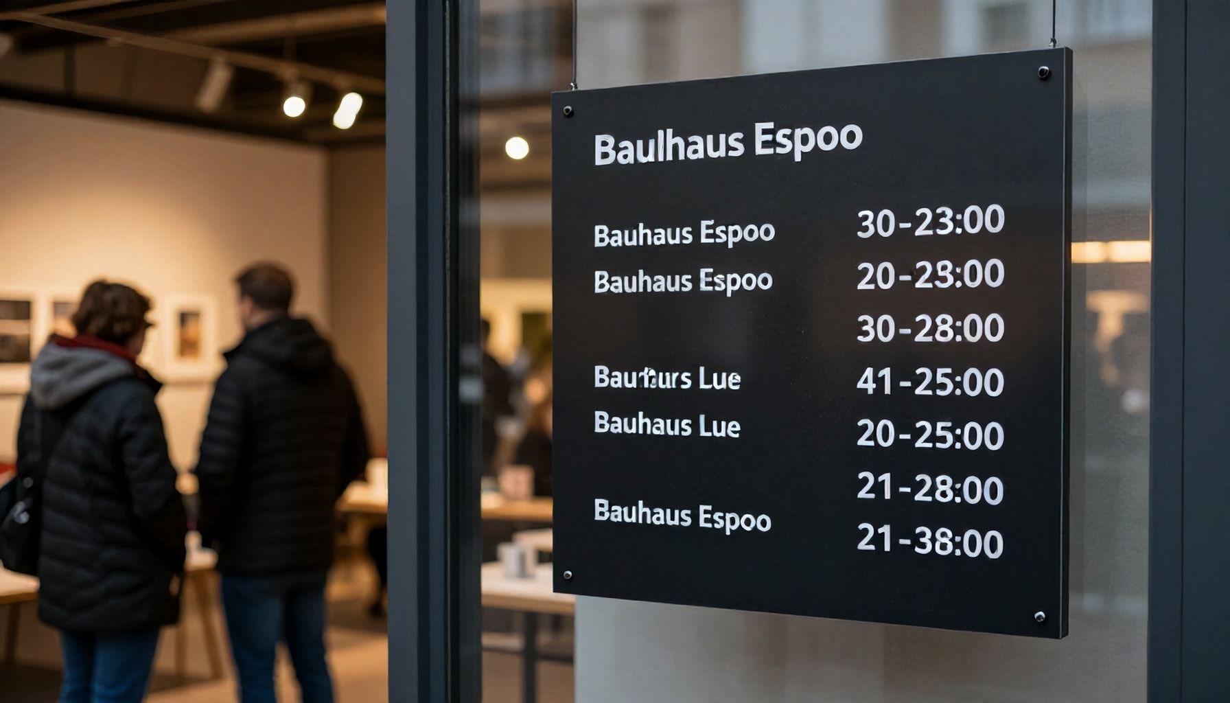 Todellisuutta Bauhaus Espoosta löytyvistä aukioloajoista