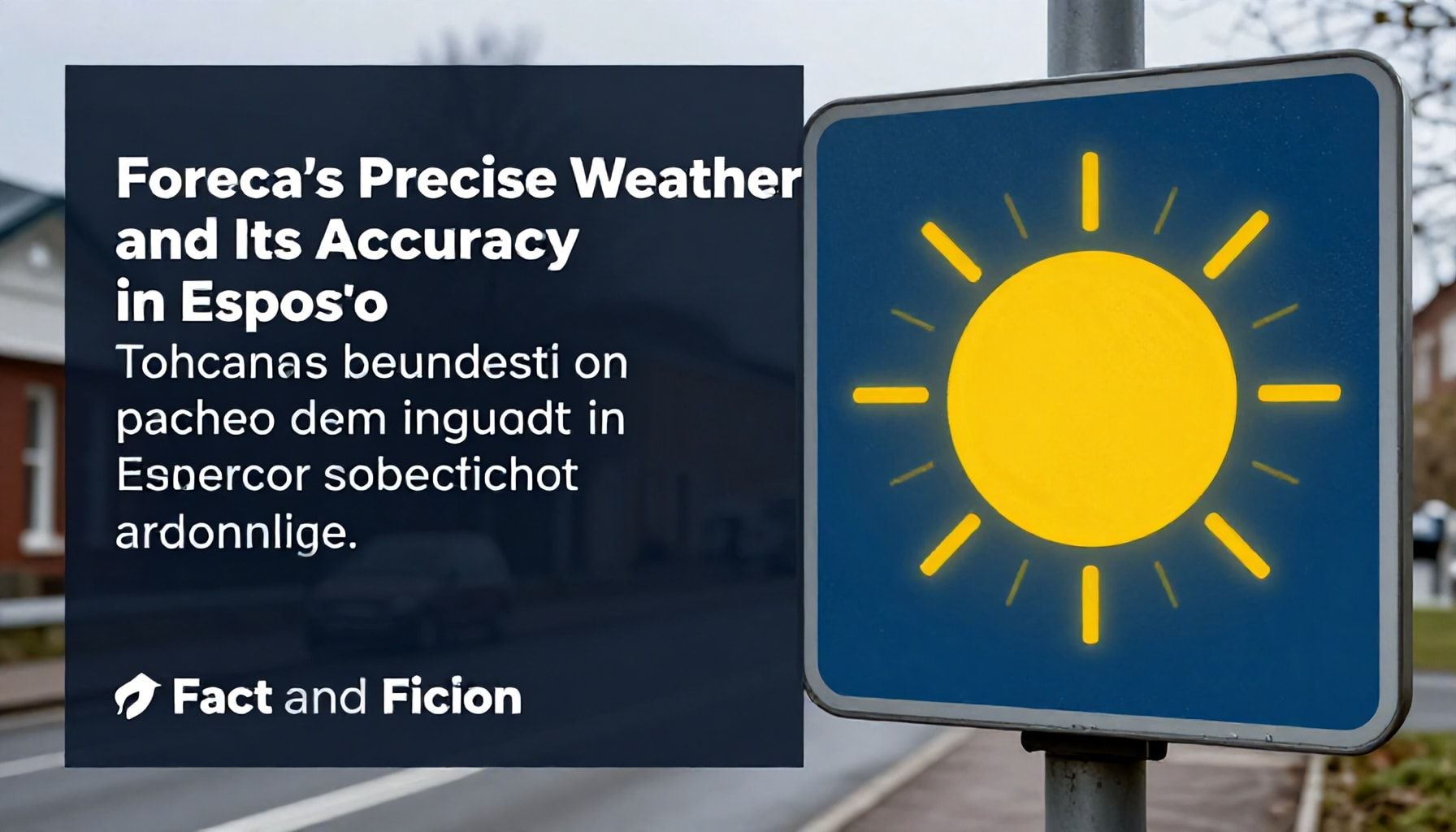 Totta ja epätotta: Foreca-täsmäsää ja sen tarkkuus Espoossa