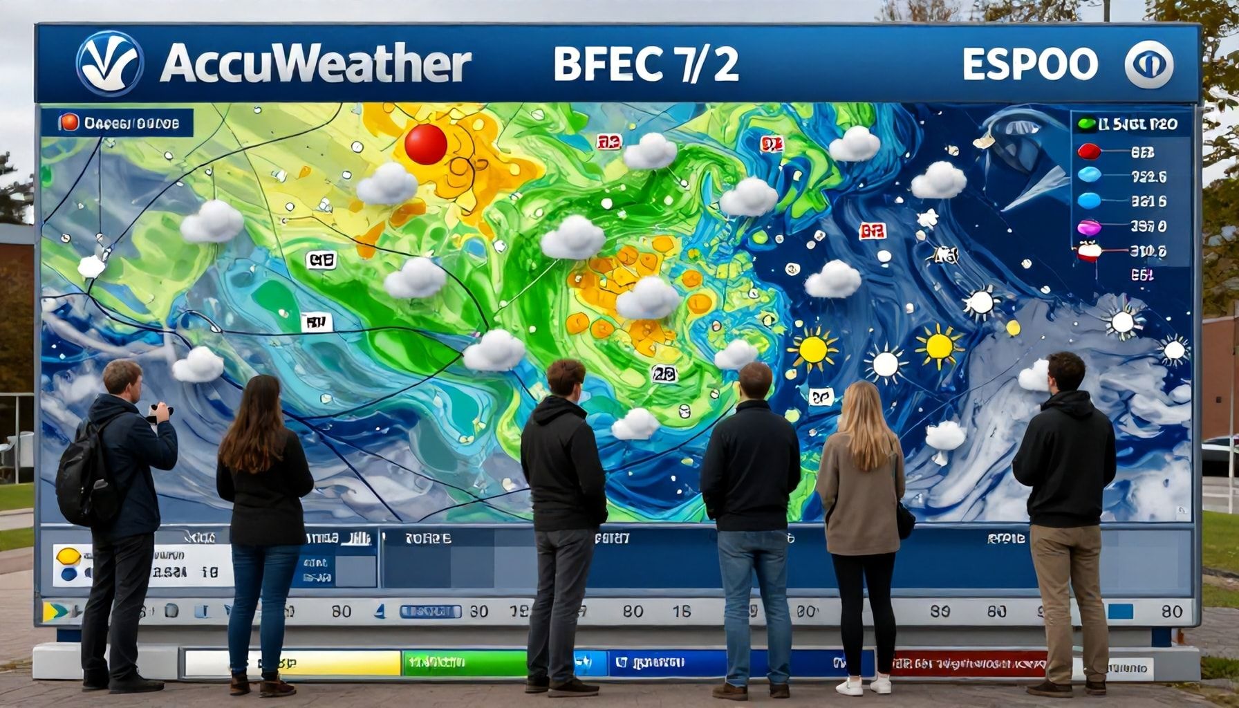 Totta ja toden perusteella: kuinka AccuWeather ennustaa Espoossa säätilan