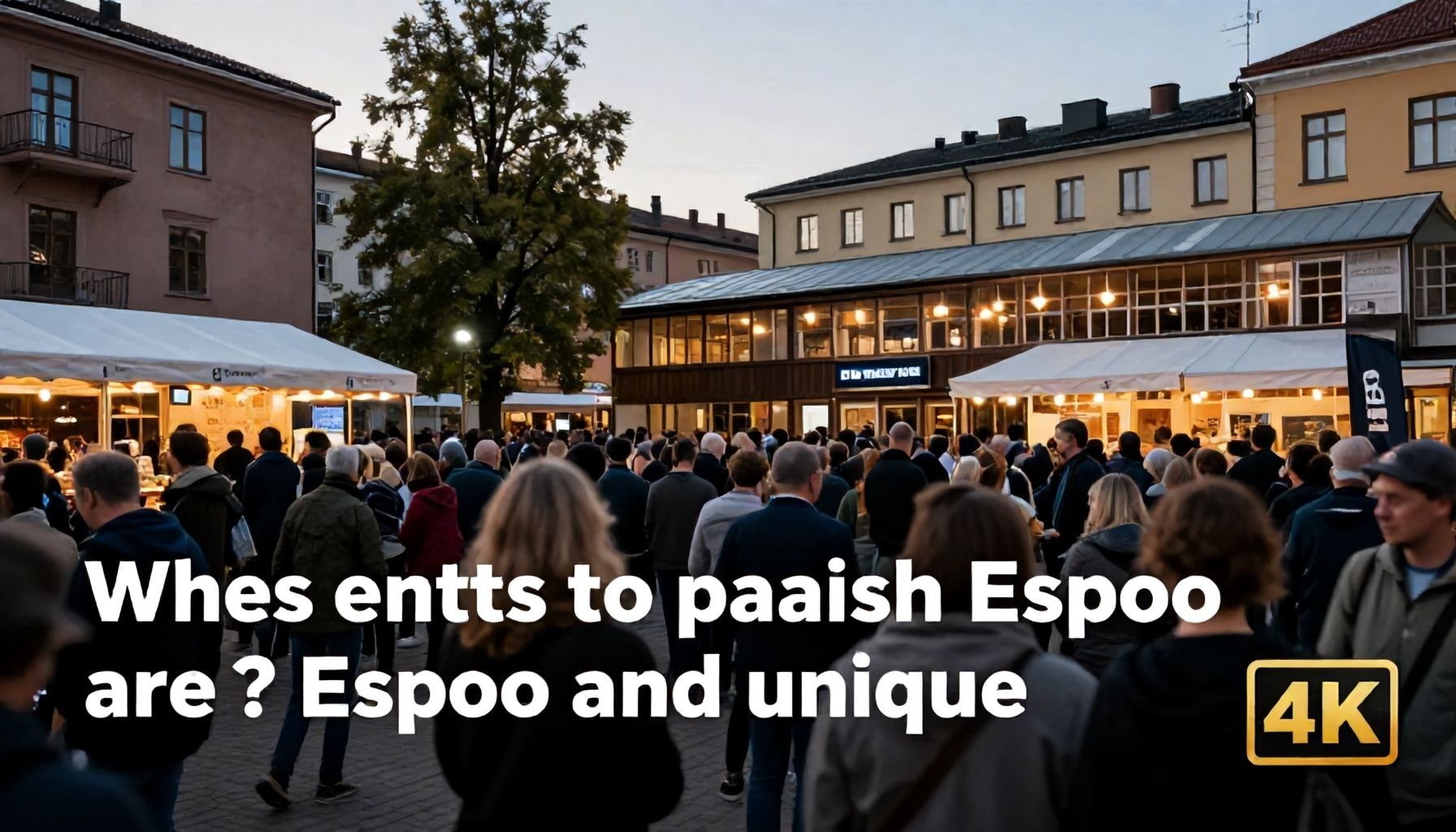 Totta ja toden perusteella: miksi Espoossa tapahtumat ovat ainutlaatuisia