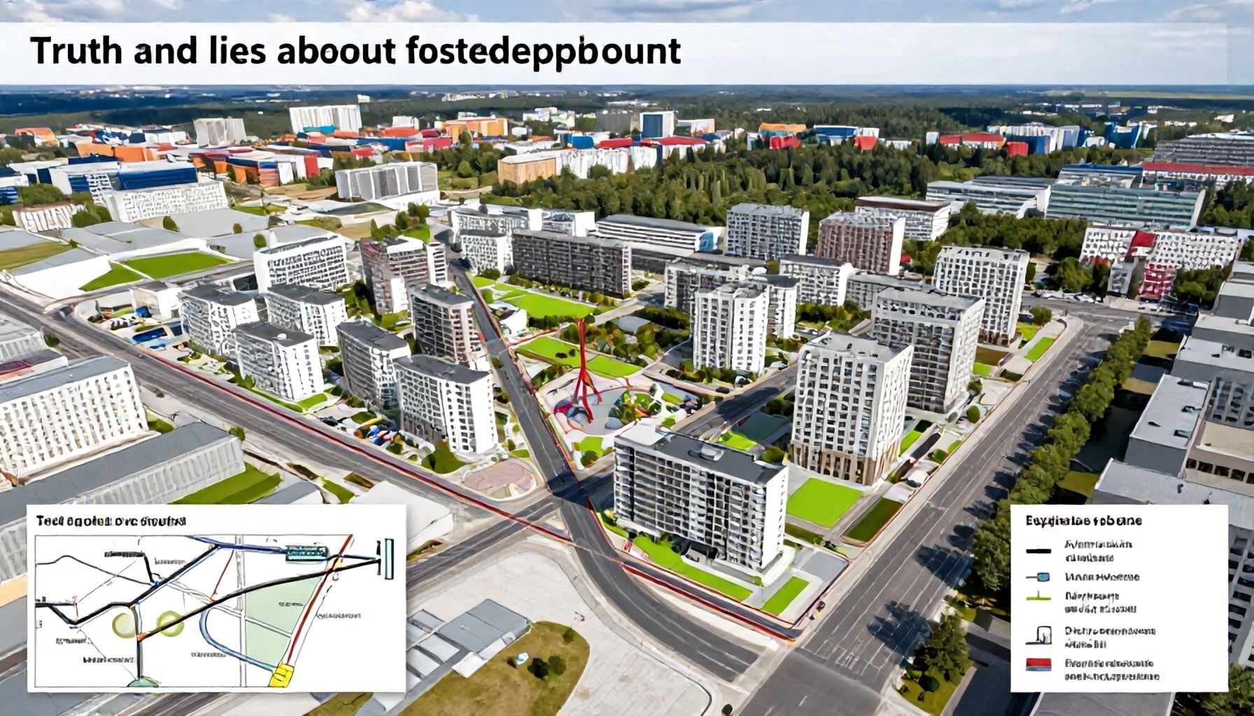 Totta ja valhetta Espoon tonttien kehityskohteista