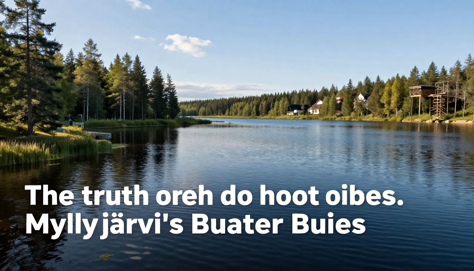 Totuus Myllyjärven vesistöistä ja niiden merkityksestä Espoossa